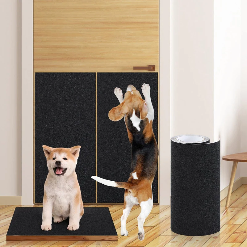 Aliceset Papier Éméri Auto-adhésif – Pad Griffage Chien 10'' x 16' (10 pouces x 16 pieds)