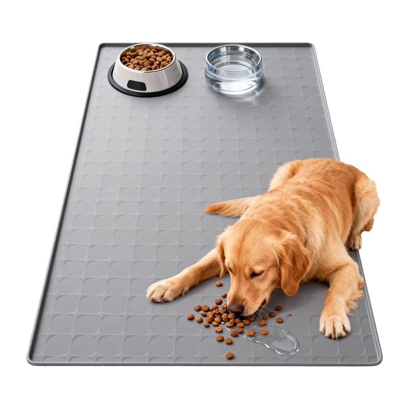 Tapis Silicone XXL 34x22 pour Nourriture et Eau – TCULOSD