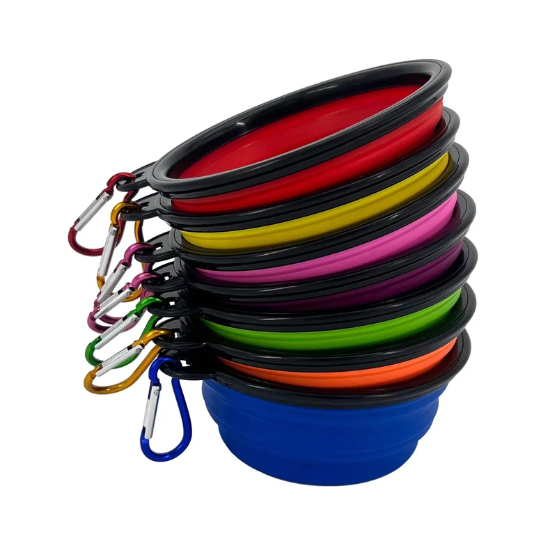 STKBES Bol Chien Pliable – Lot de 10, Portable et Réutilisable