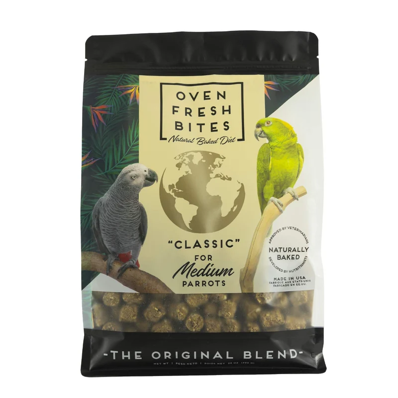 Oven Fresh Bites – Nourriture Avienne Naturelle, Céréales Complètes, Perroquet Moyen, 28 oz