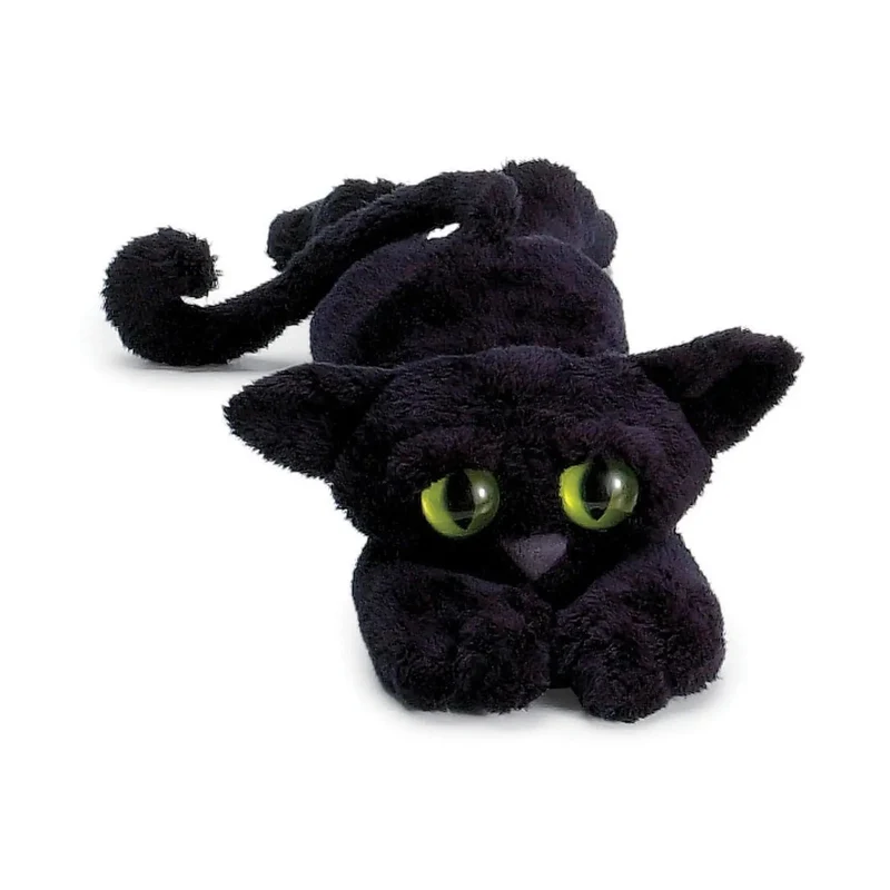 Manhattan Toy Ziggy — peluche chat noir, 14 po