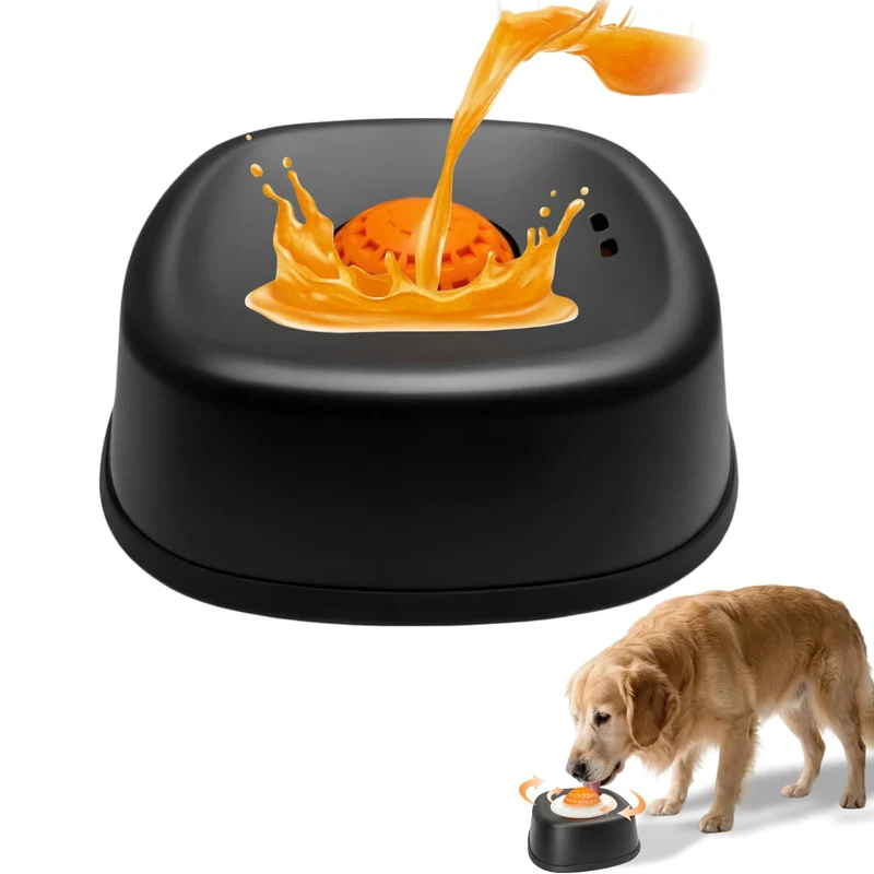 Bol Alimentation Lente pour Chiens – Liquides, Balle Roulante, Base Anti-Dérapante, 3/4 Tasse