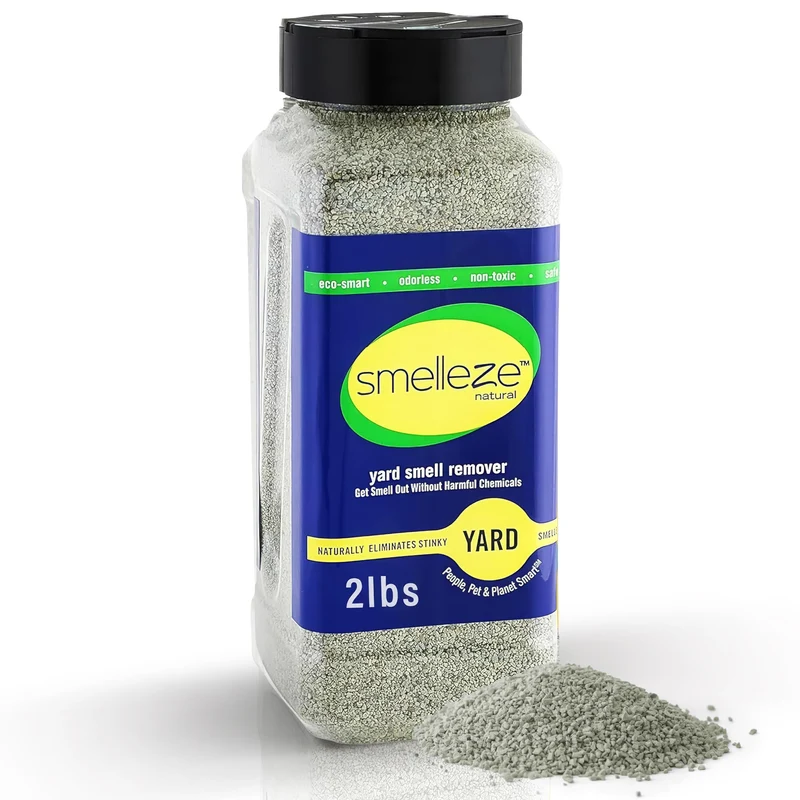 SMELLEZE Déodorant Extérieur pour Odeurs de Chiens – Granulés 2 lb, Sûr pour Animaux et Enfants
