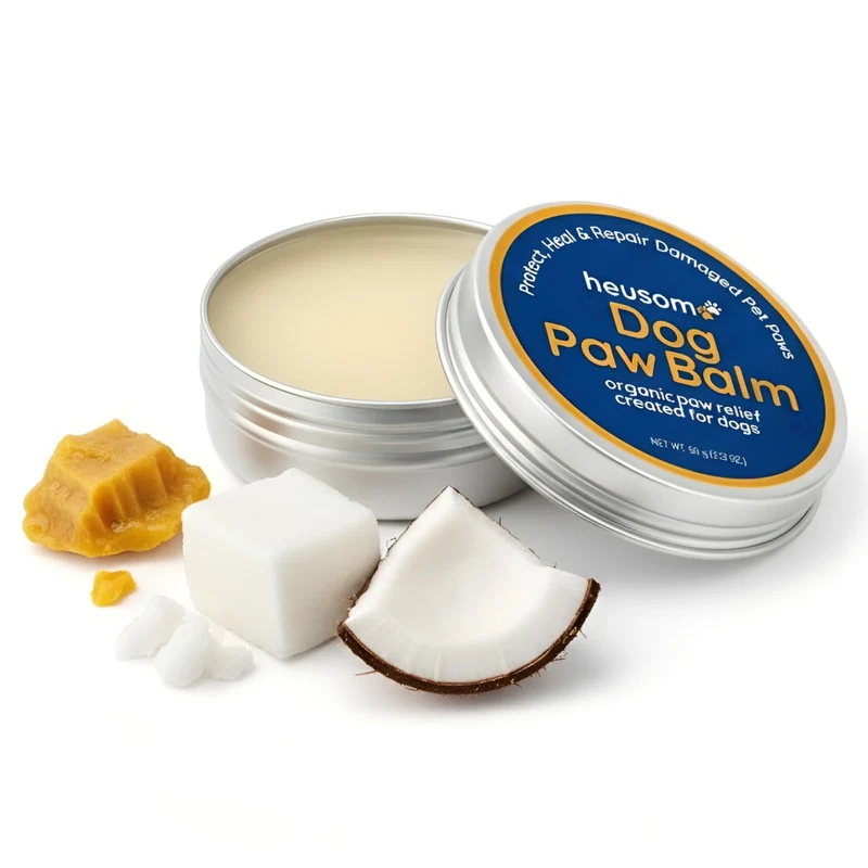 Heusom Silent Groom Pro – Baume Bio pour Pattes et Nez des Animaux, Hydratant Naturel et Sûr en cas de léchage