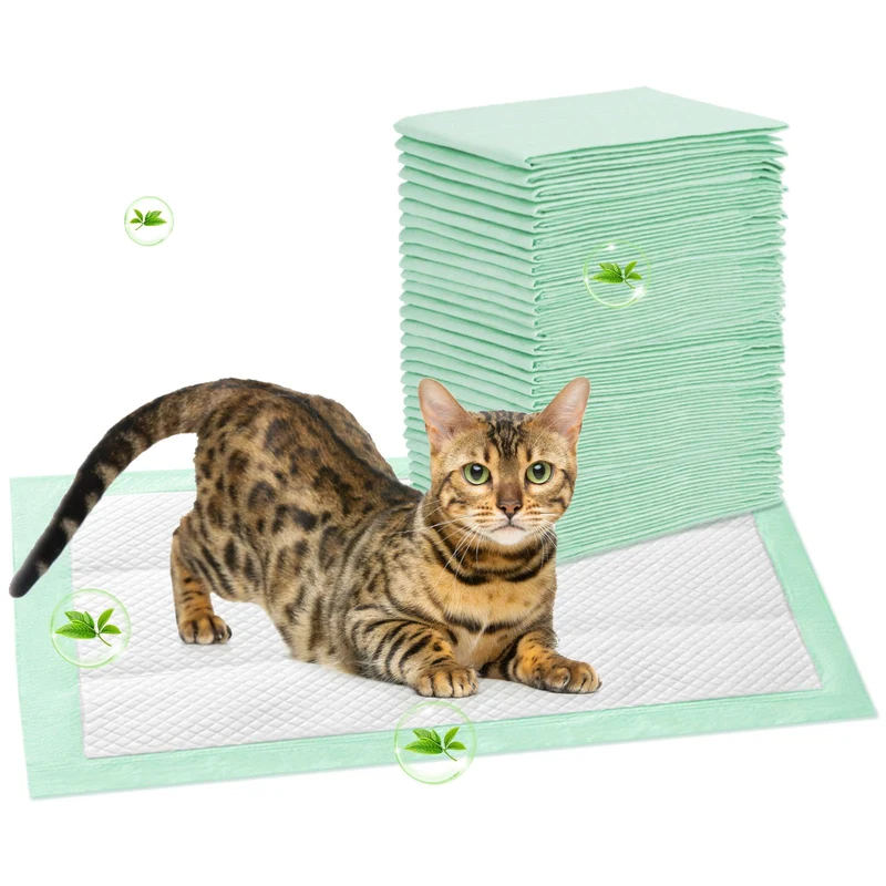 Topfeel Tapis-Pads pour Chats – 30 Unités, Compatible Breeze Tidy Cats, Absorbants Ultra et Parfumés