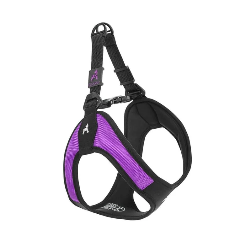 Gooby Harnais Sans Évasion – Ajustement Facile pour Petits Chiens Violet XS