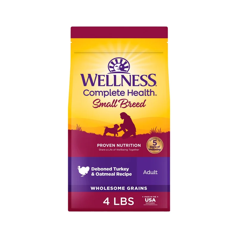 Wellness Complete Health – Croquettes Petite Race Dinde et Avoine, 1,8 kg