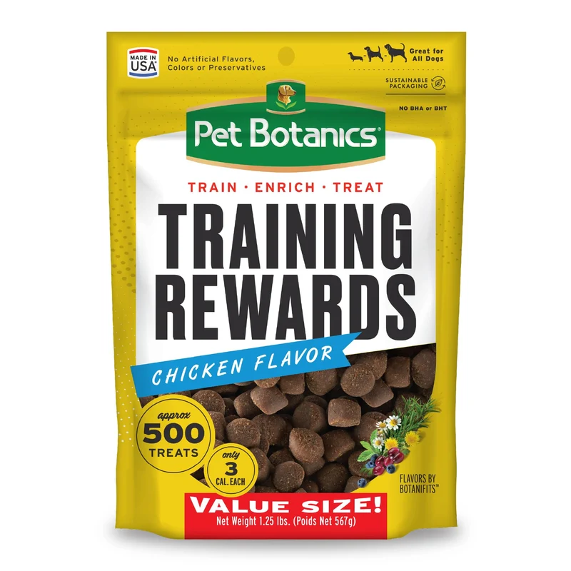 Pet Botanics 20 oz – Friandises d’entraînement moelleuses au poulet, environ 500 bouchées, Le choix des meilleurs dresseurs