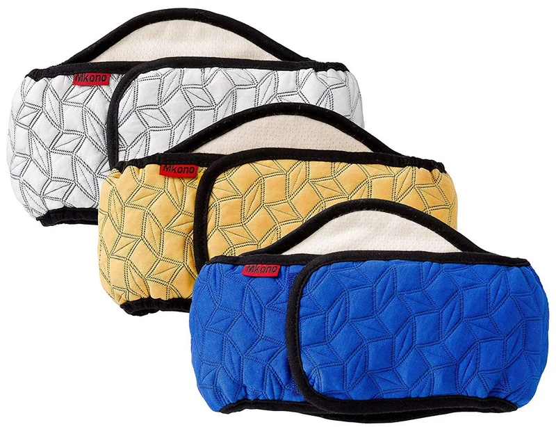 Mkono Bandes ventrales pour Chien Mâle - Trois pièces, Ajustables 14,2-20 pouces (36-51 cm)