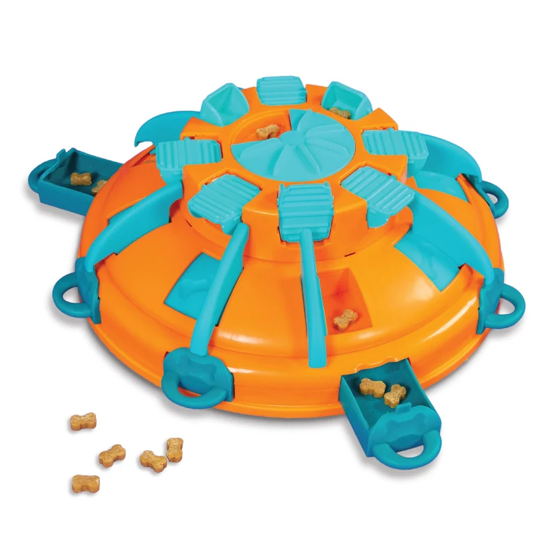 Outward Hound Tour des Friandises – Défi Expert Niveau 4 pour Chiens (Orange)