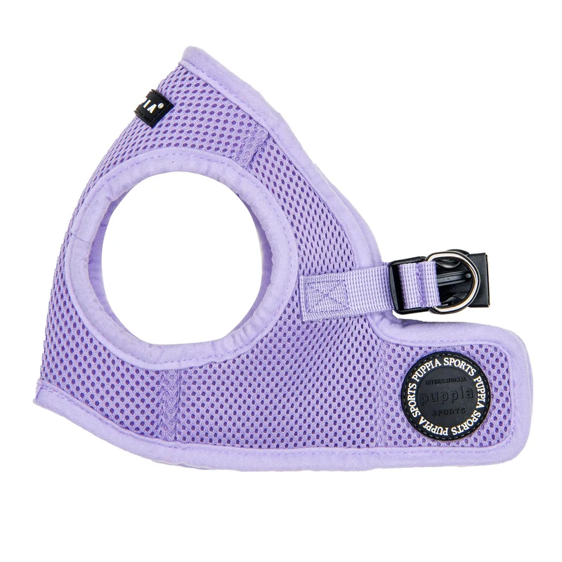 Harnais Puppia Soft Vest pour chien – mesh doux, à enfiler, violet, taille Large