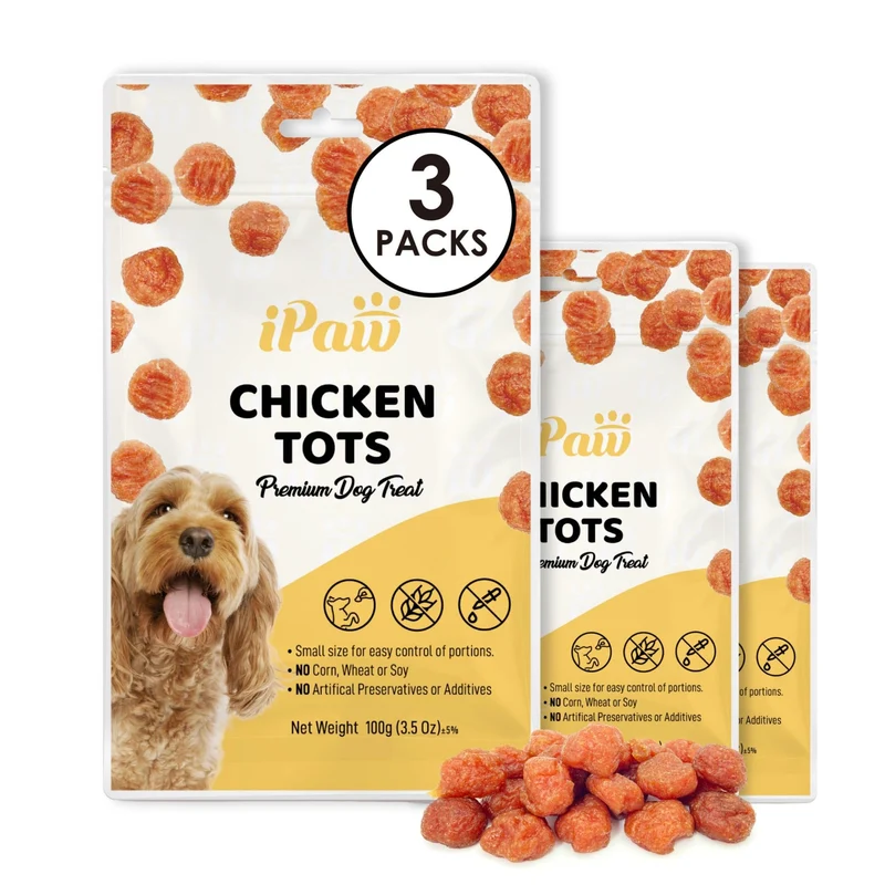 iPaw 3 Value Combo Tots Poulet — Friandises Naturelles pour Dressage et Chiots
