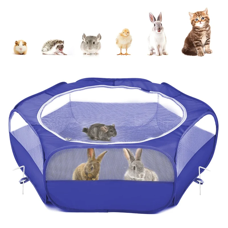 Pawaboo Tente Playpen pour Petits Animaux — Imperméable, Portable et Facile à Monter