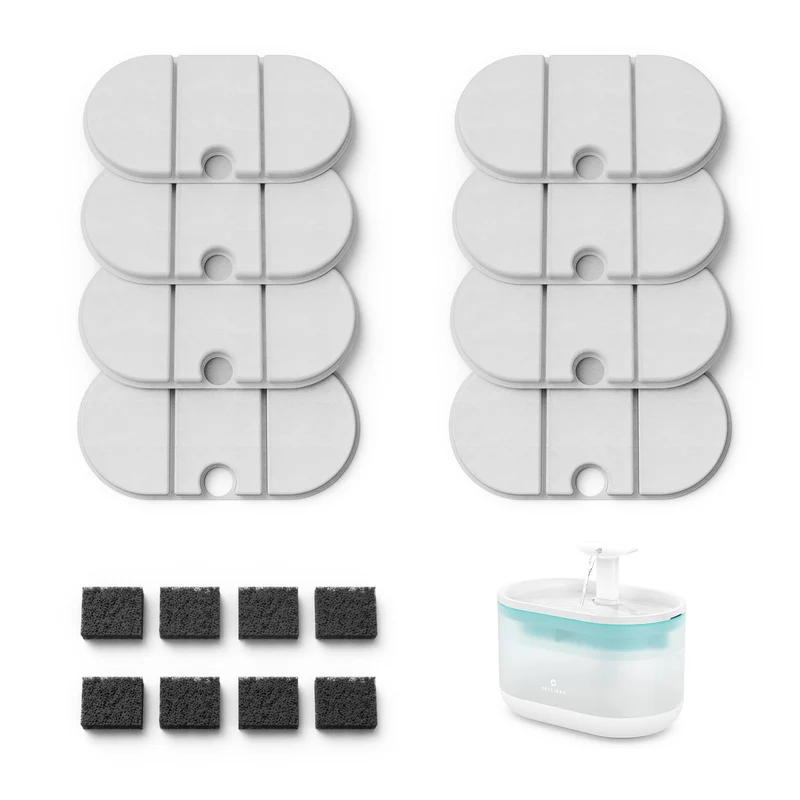 PETLIBRO – 8 filtres de remplacement pour fontaine Capsule PLWF002 | Pack 4 mois