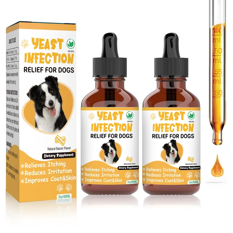 RUAKPL – Traitement naturel des levures pour chiens | Soulagement potentiel des démangeaisons