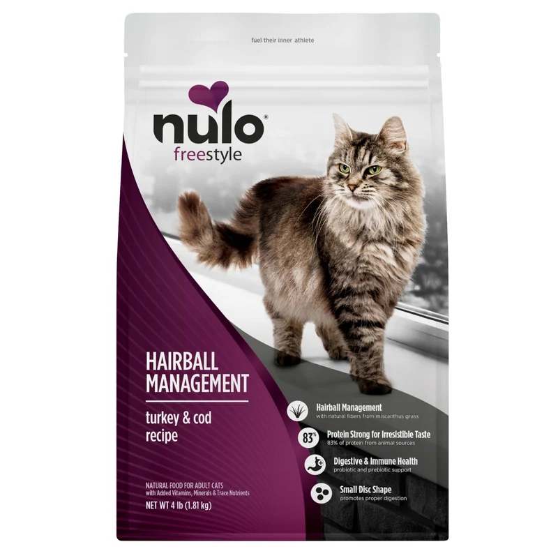 Nulo Freestyle Chat – Alimentation anti-boules de poils sans cereales