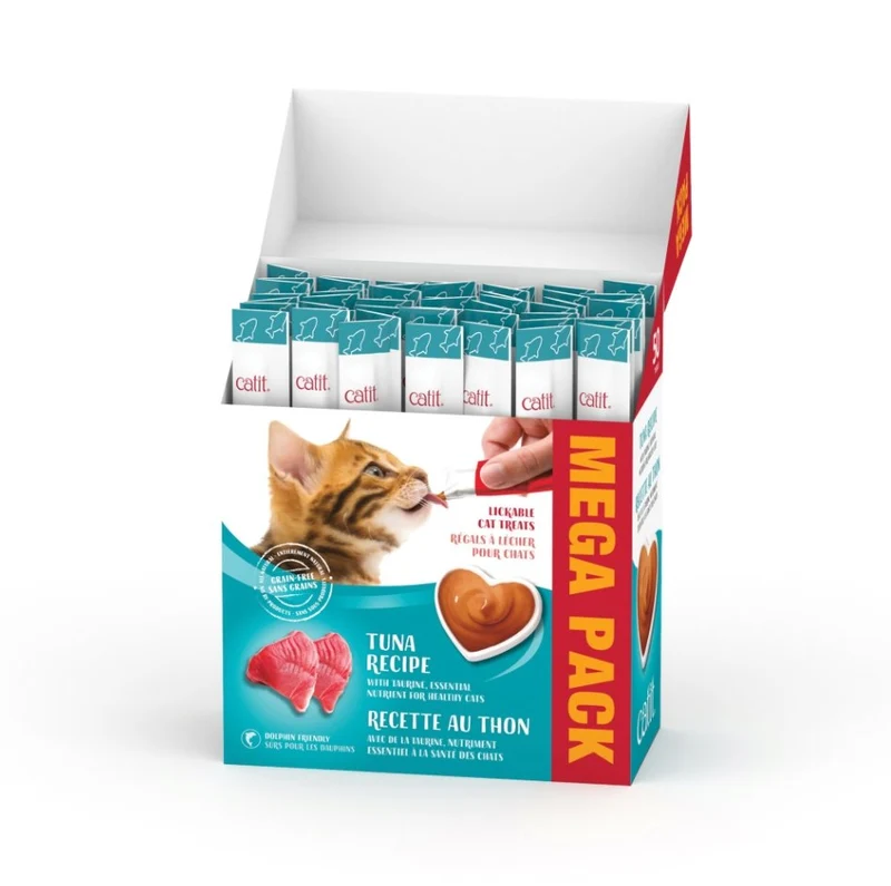 Catit Creamy régal crémeux en tube au Thon