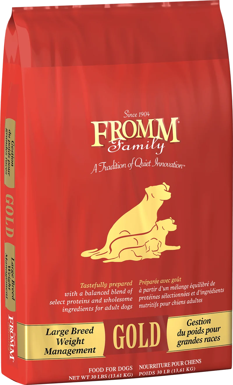Nourriture Fromm Gold gestion du poids chien grande race