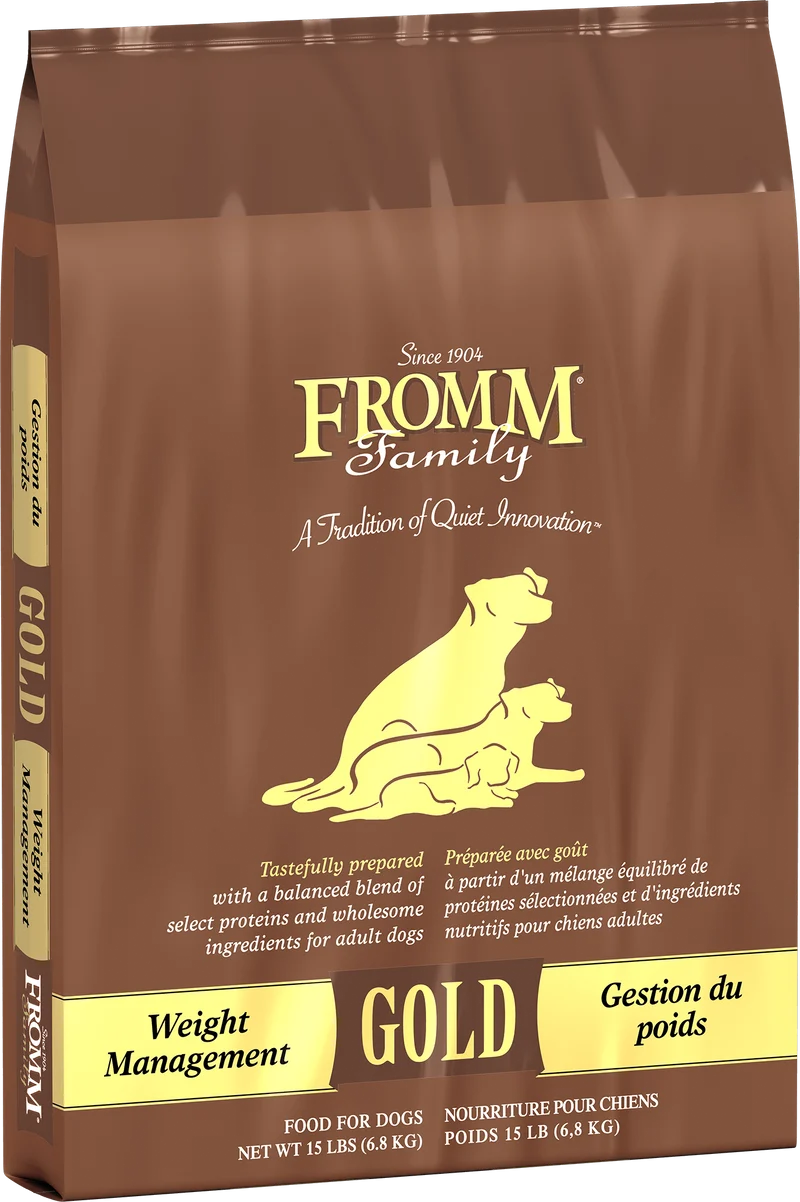 Nourriture Fromm Gold chien gestion du poids