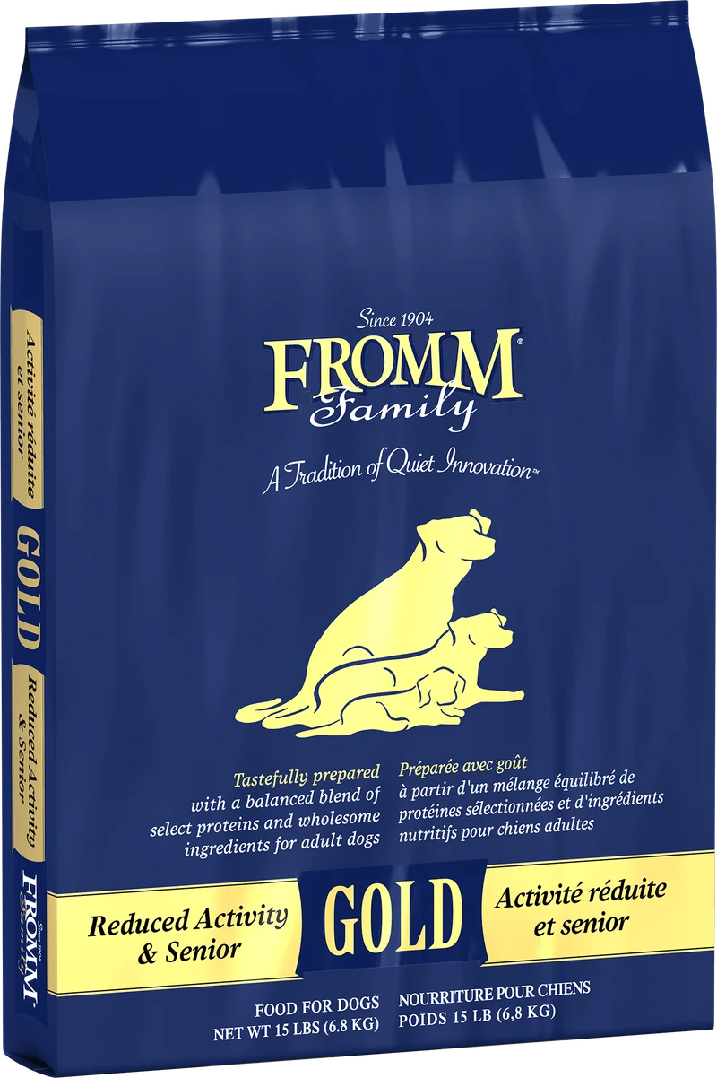 Nourriture Fromm Gold chien mature ou à activité réduite