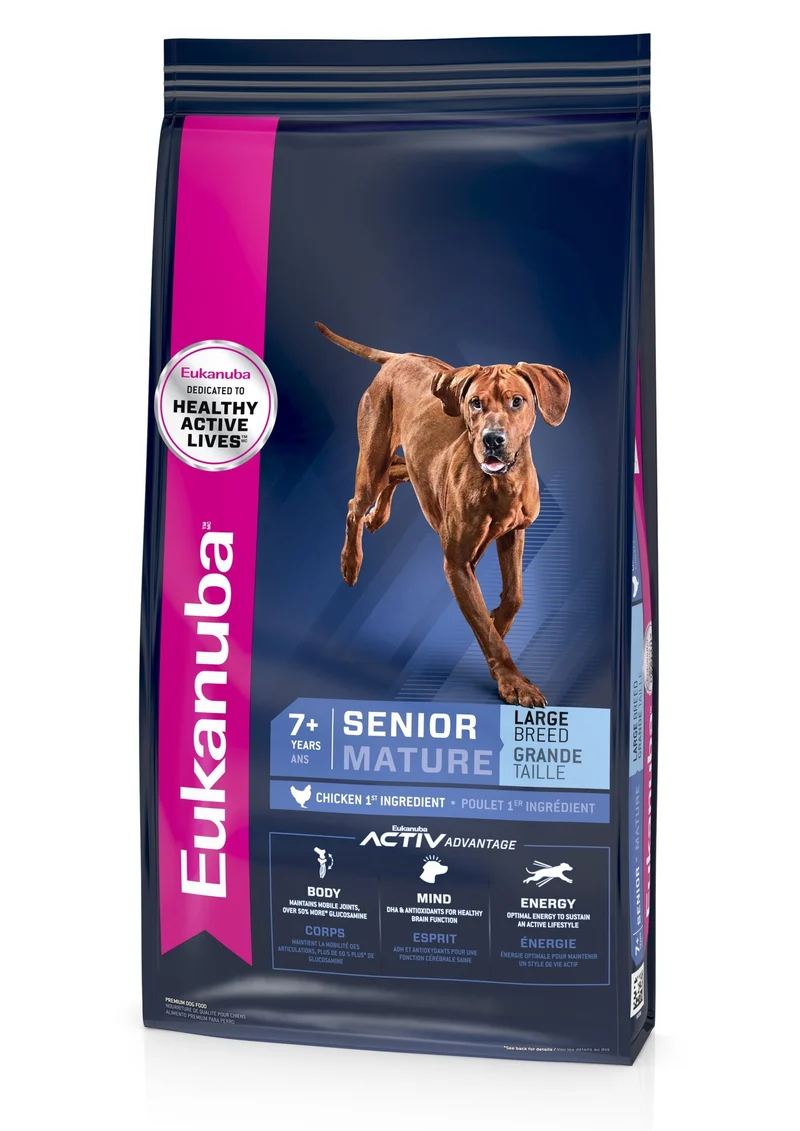 Nourriture Eukanuba chien senior grande race 33lb