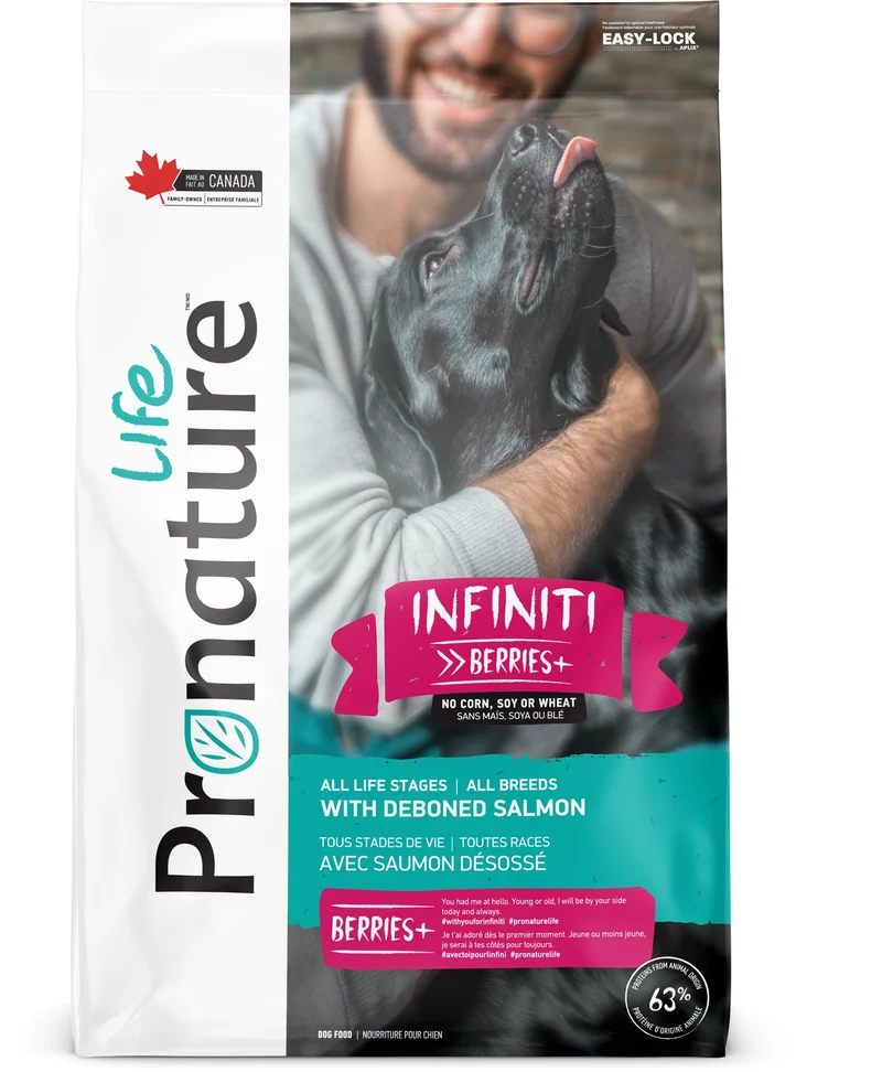 Nourriture Pronature Life Infiniti Berries+ chien au saumon