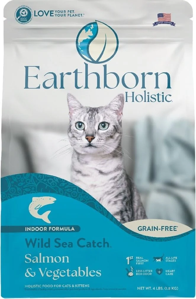 Earthborn Holistic Wild Sea Catch — Croquettes sèches sans céréales au saumon (12,5 lb)