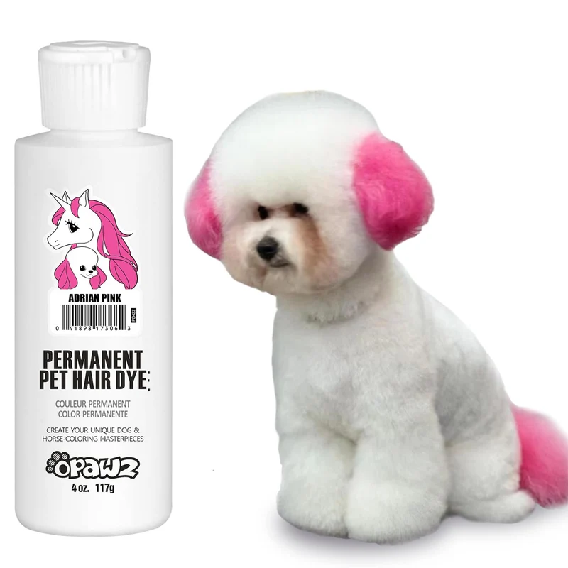 OPAWZ Coloration Permanente pour Chiens et Chevaux – Adrian Pink | Plus de 20 Lavages