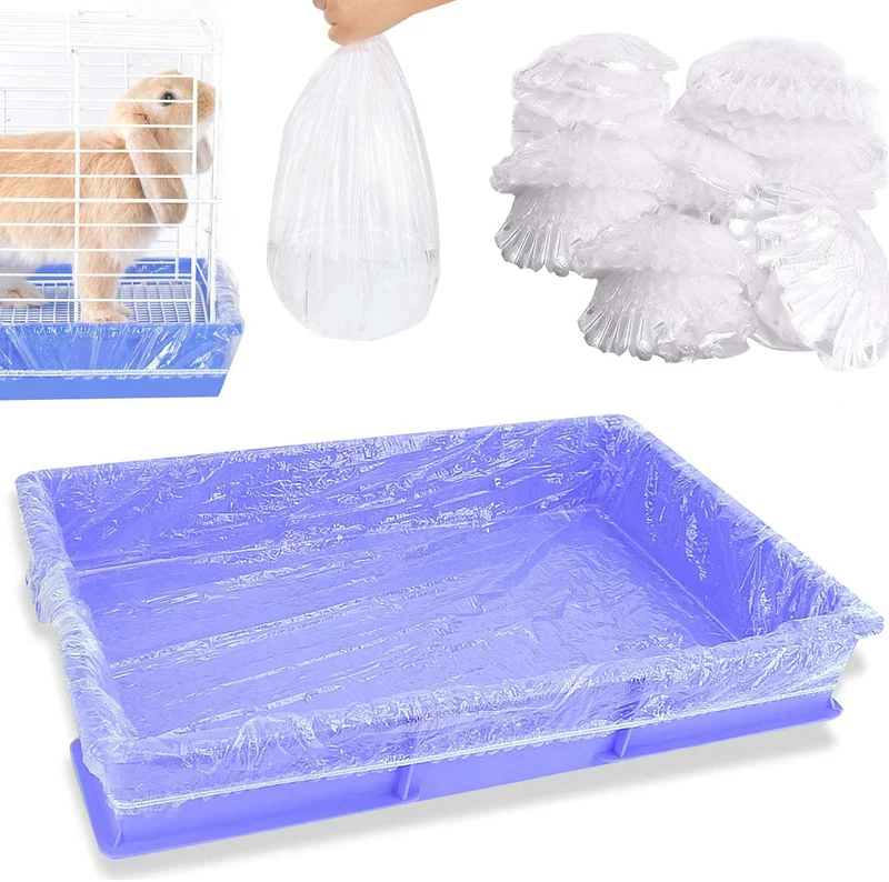 upcessory – 30 pièces de liners jetables pour cage, film clair universel (47 pouces)