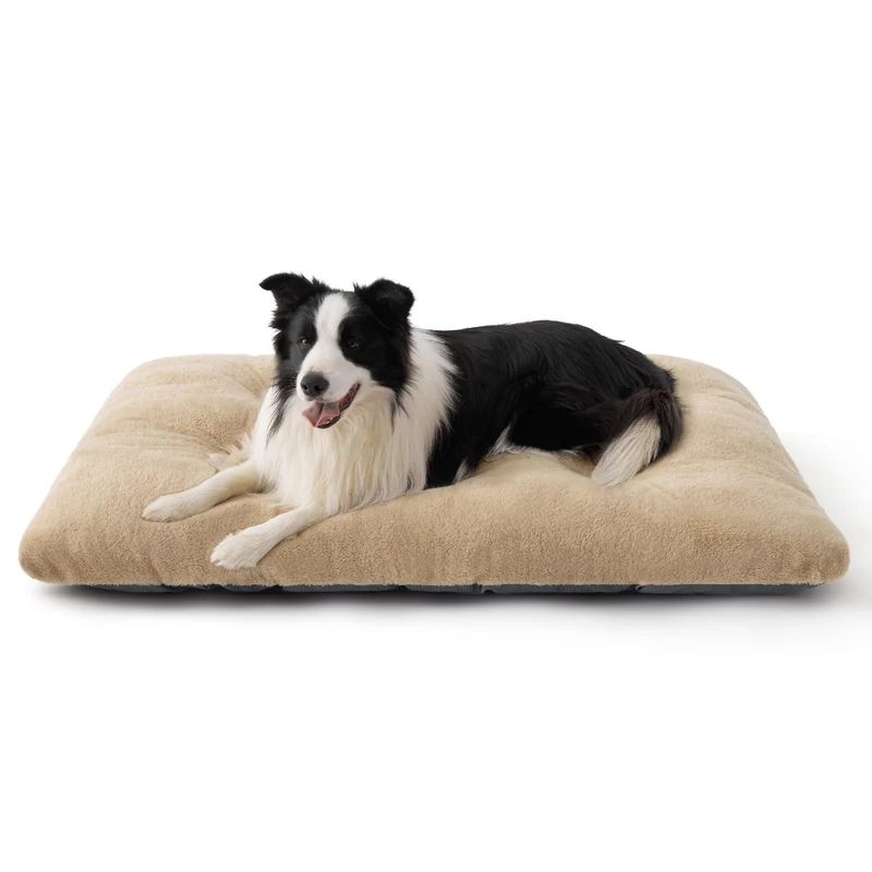 Bedsure Lit Chien XL Lavable en Machine pour Caisse 41x27 po – Doux et Antidérapant
