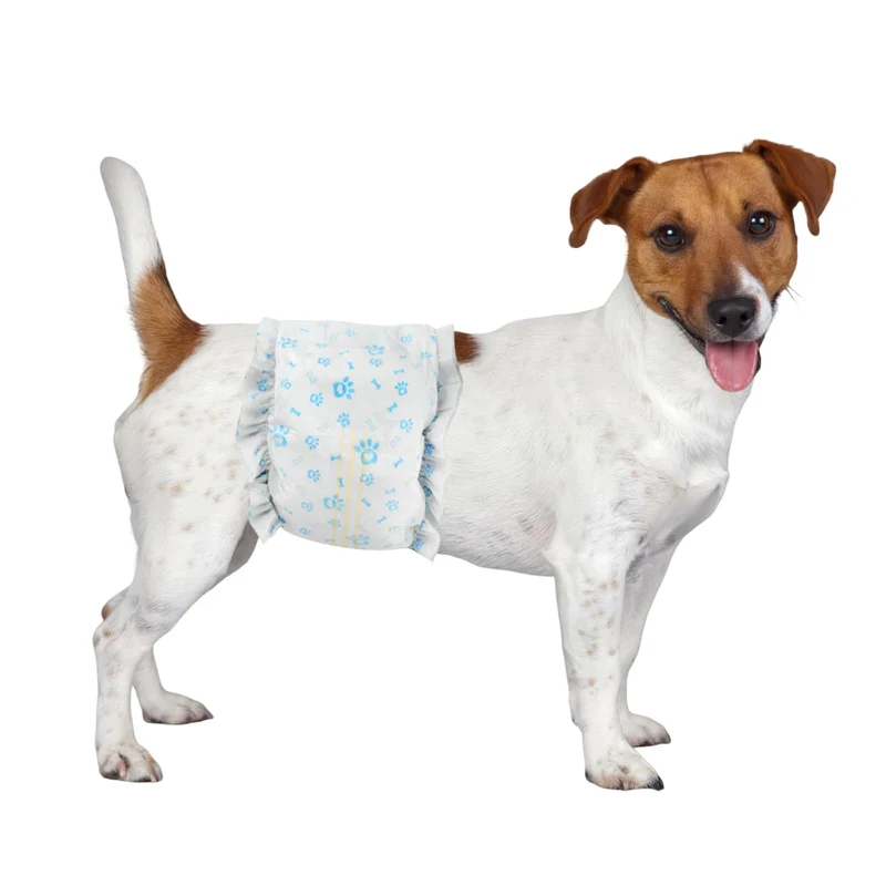 Couches jetables pour chiens mâles Ypfyed (96 pièces) – Absorption élevée – Bleu