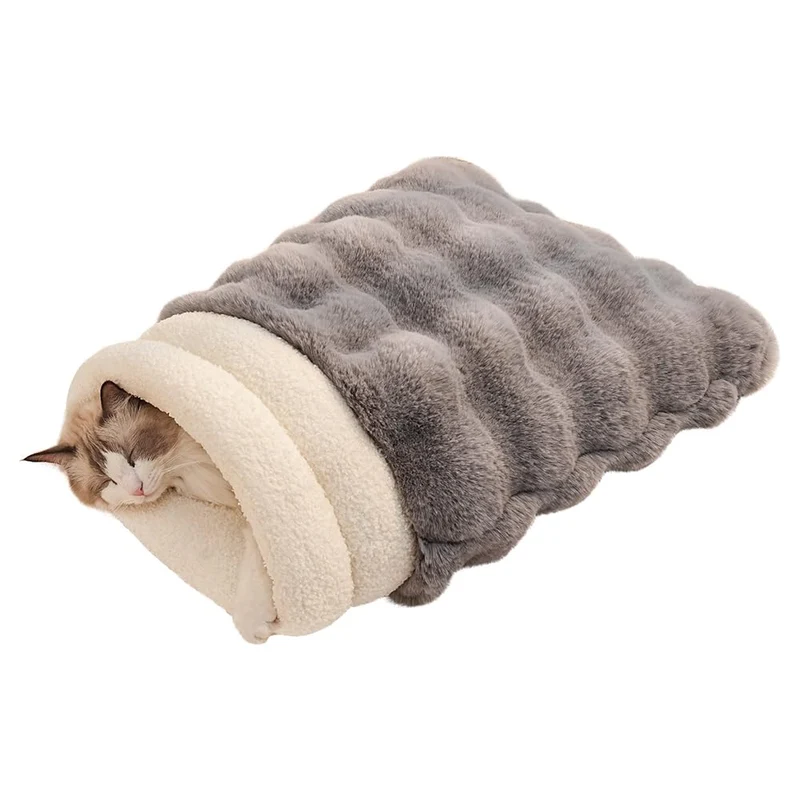 SOMAHE Sac-Chauffant pour Chat — Nid Douillet Auto-Chauffant, Cabane Portable