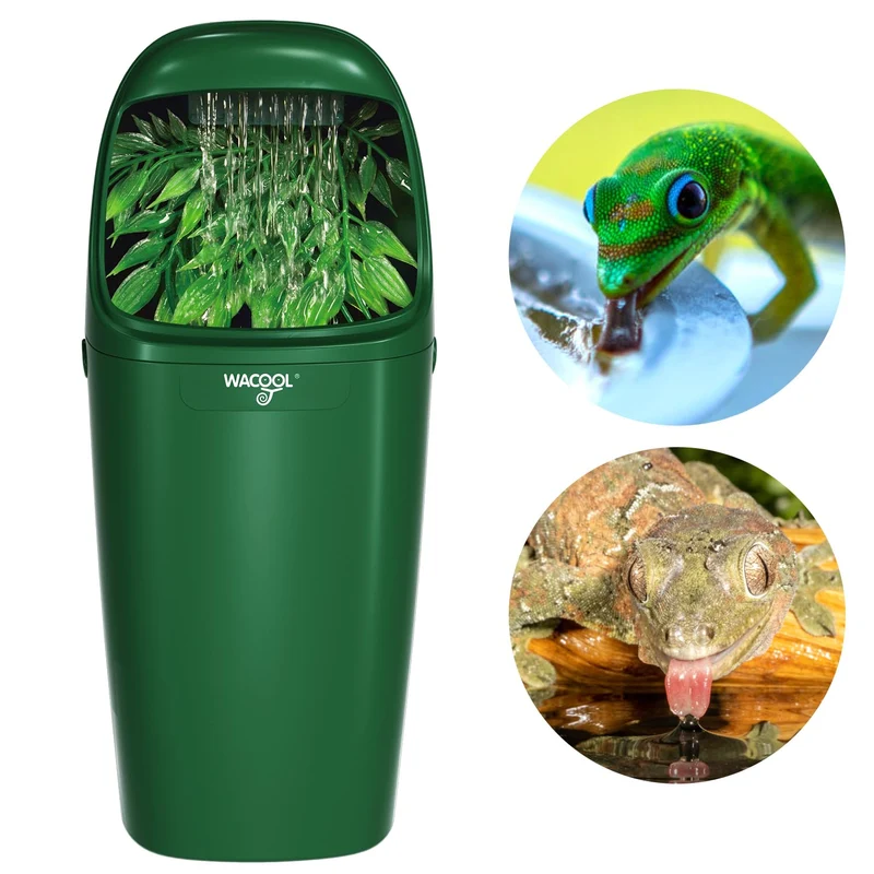 WACOOL TERRA – Fontaine d’eau automatique pour reptiles | caméléon, dragon barbu et gécko