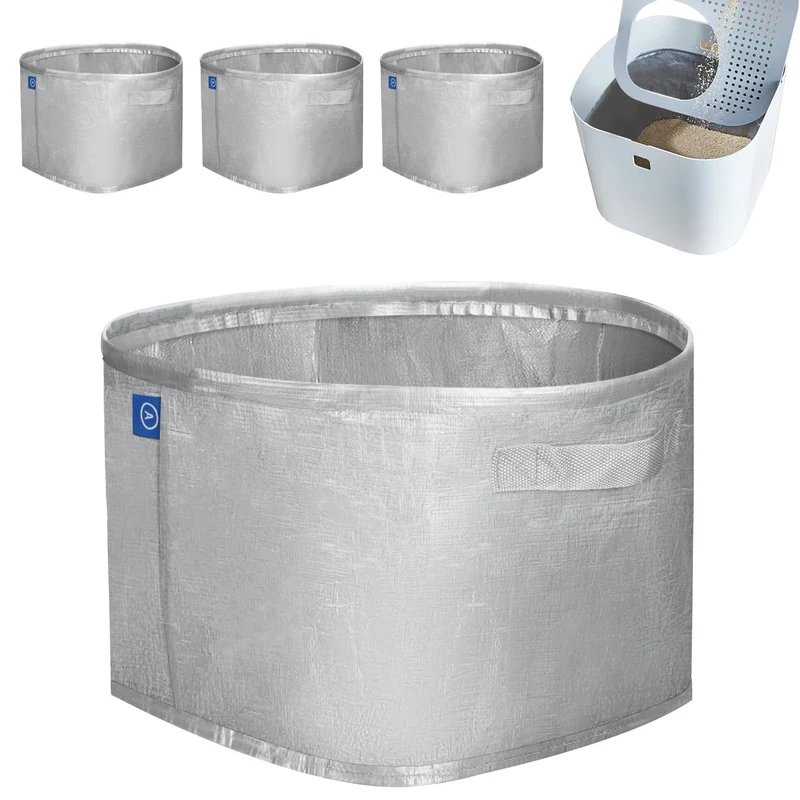 BoomBa – Lot de 4 Doublures Réutilisables Mod Kat Type A pour Bac à Litière Flip