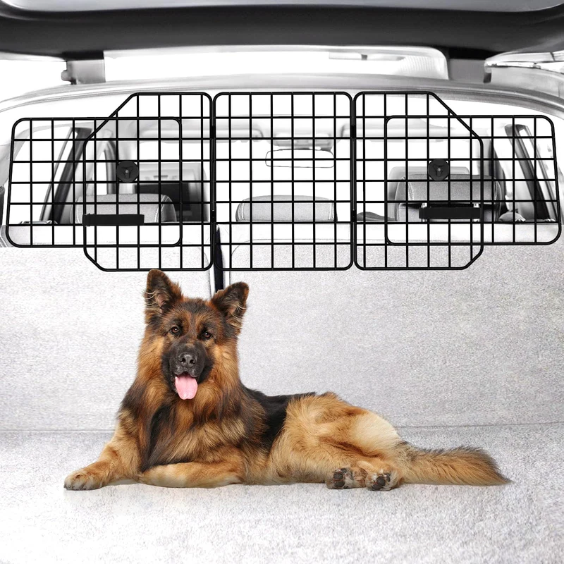 HAITRAL Barrière Universelle pour Chien — Barrière de Voiture Ajustable (SUV/Voiture)