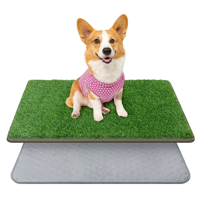 PICK FOR LIFE Tapis Herbe Artificielle pour Chien 18x30 – Litière Lavable et Réutilisable