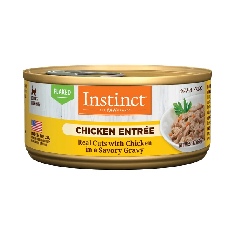 Instinct Entrée Humide en Morceaux — Chat, Poulet, 12 x 156 g