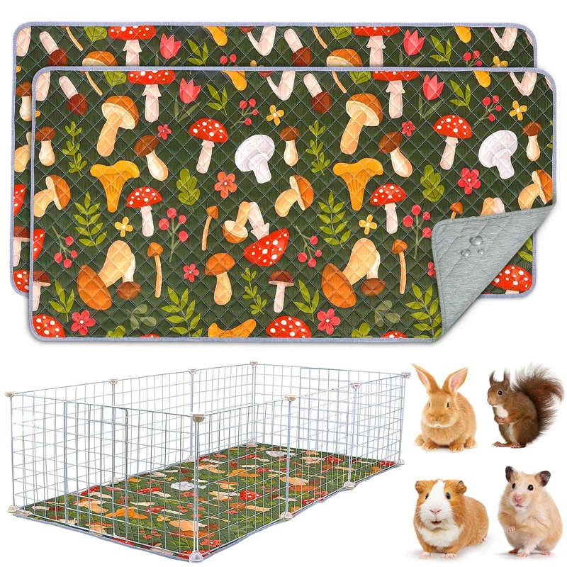 Unicorn Catcher – Lot de 2 Tapis Litière pour Cobayes, Imperméables et Absorbants (47x24 pouces)