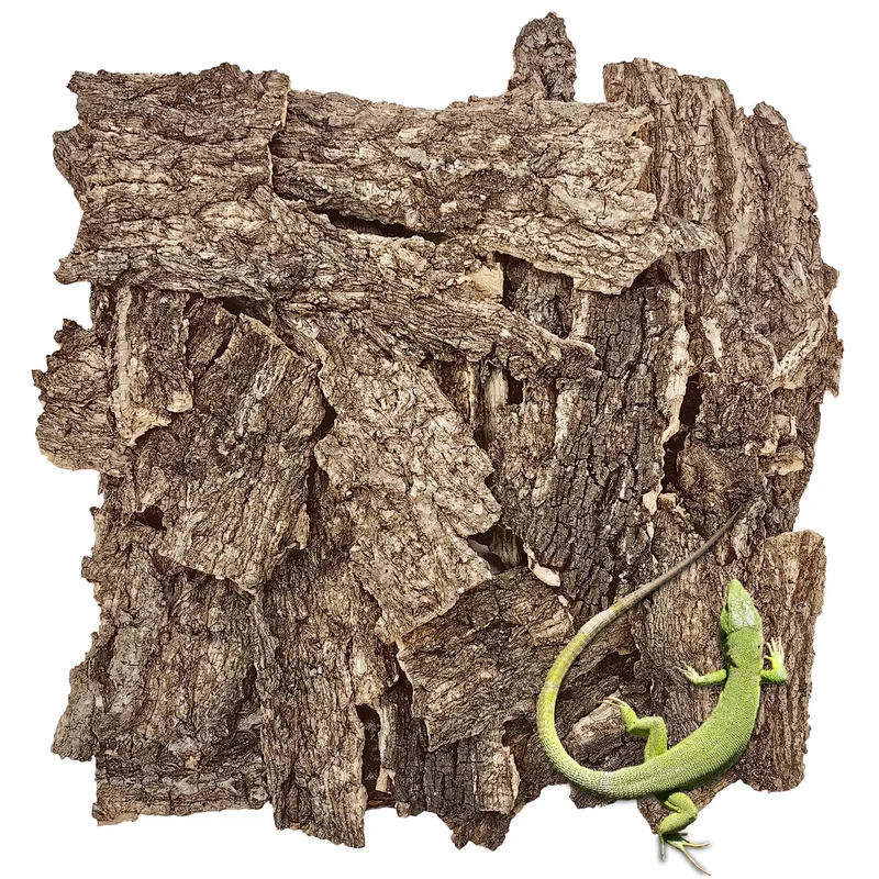VCEPJH Ecorce Liège Naturelle 2lb pour Terrarium – Substrat Reptile Sûr et Polyvalent