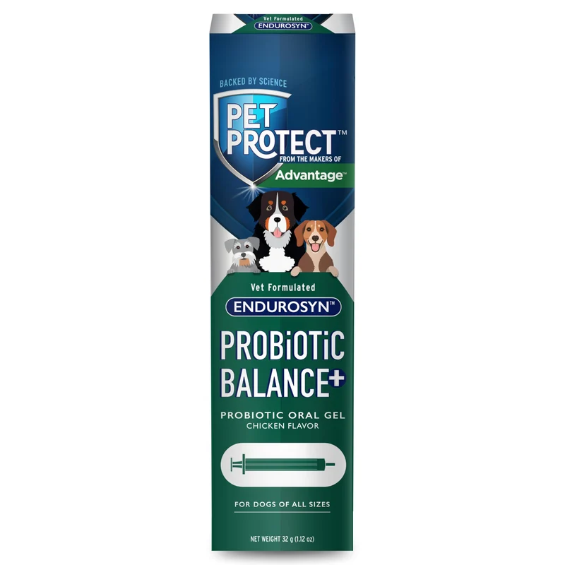 Pet Protect Probiotic Balance+ Gel Oral pour Chien – Endurosyn Vet, Prébiotiques & Probiotiques, 32 g
