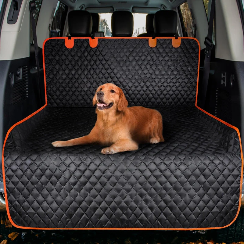 MIXJOY Tapis de coffre universel pour SUV – Étanche, antidérapant, bavette pare-chocs (90 po x 55 po)