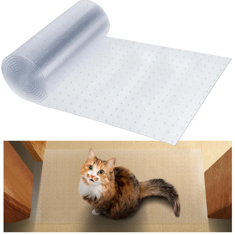 MEWTOGO – Protège-tapis pour animaux 9,18 pieds : anti-glisse et résistant aux rayures