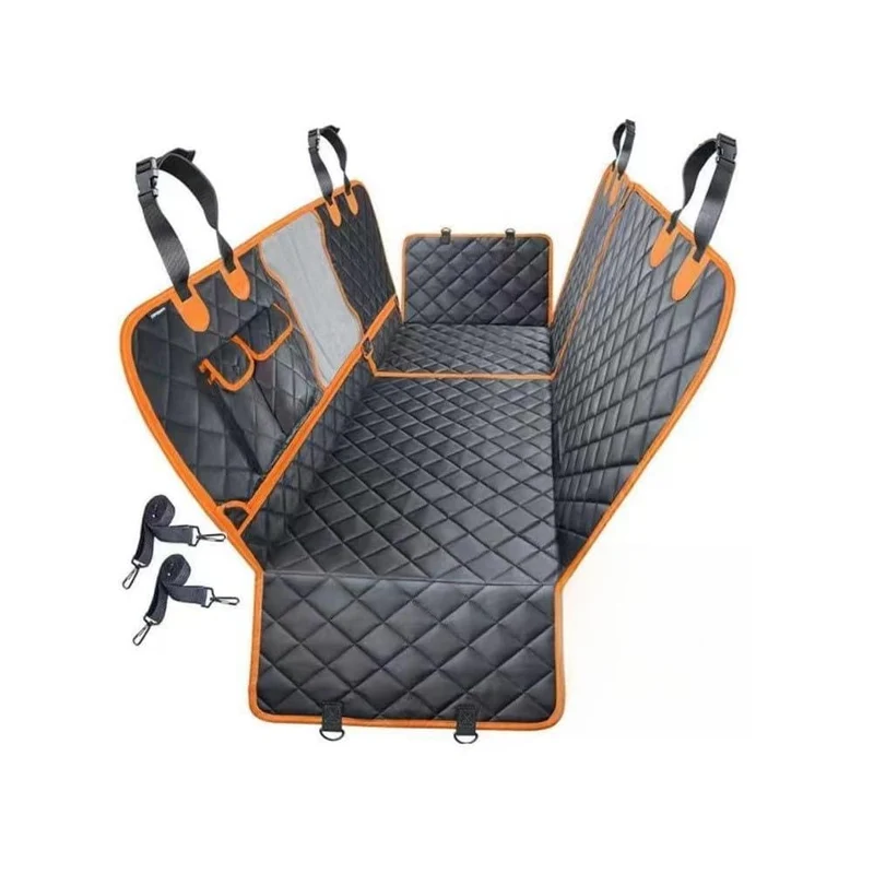 QbellPet Housse de Siège Arrière pour Chien — Imperméable, Hamac 5 en 1, Fenêtre Visuelle