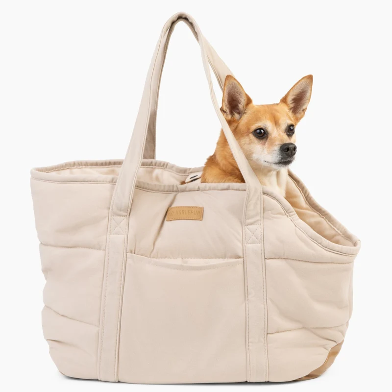 NoblePup Porte-Sac Peluche pour Petit Chien – Confort Léger et Sécurité (≤15 lb)