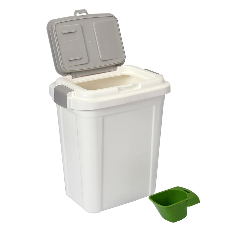Ashfield & Harkness Conteneur Hermétique pour Alimentation Animale – 23 Qt (environ 20 lb) – Cuillère Intégrée