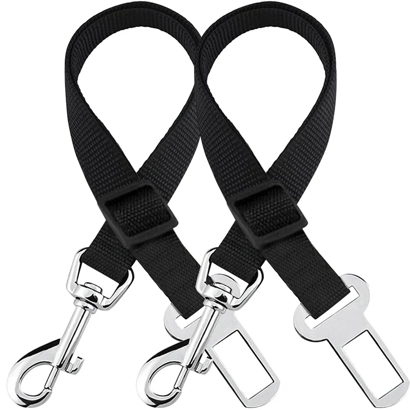 SunGrow Ceinture de sécurité pour chien en voiture – Réglable en nylon, tous véhicules