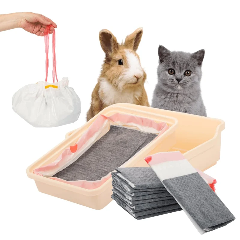 HoppScotch.bun Bad Bunny Bags – Revetements et sacs pour bac à litière Lapin et petits animaux (XL)