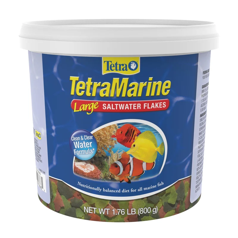 Flocons marins TetraMarine Large – Alimentation équilibrée pour poissons marins | Tetra