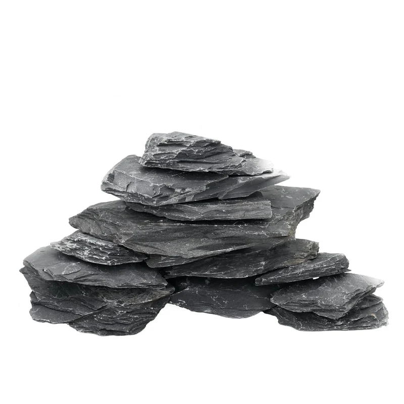 Unocho Ardoise Naturelle — Plateforme Reptile pour Aquarium et Terrarium, 10 lb