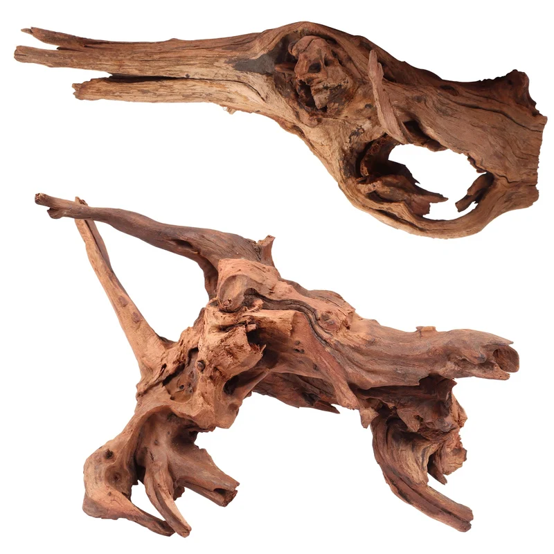 LYPHARD AQUARIUMS – Bois Flotté Naturel, 2 Pièces 14-18 Pouces pour Aquarium et Terrarium